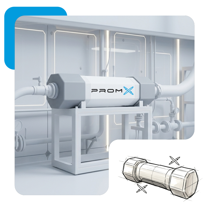 PromX modular gas conversion reactor system